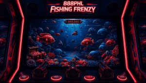 Fishing frenzy arcade cabinet display