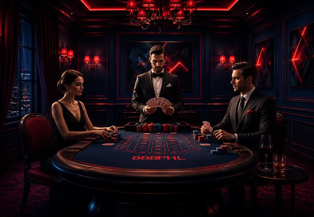 Glamorous casino night at 888PHL